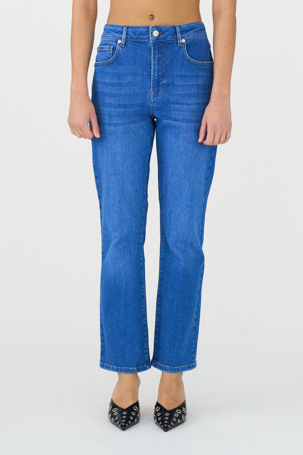 ivy copenhagen IVY-Frida Cropped Jeans Wash Harrow Original Denim Blue