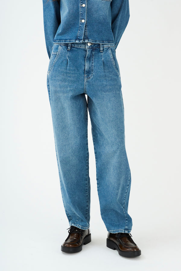 Ivy Copenhagen IVY-Heaven Cropped Jeans Wash Tribeca Denim Blue