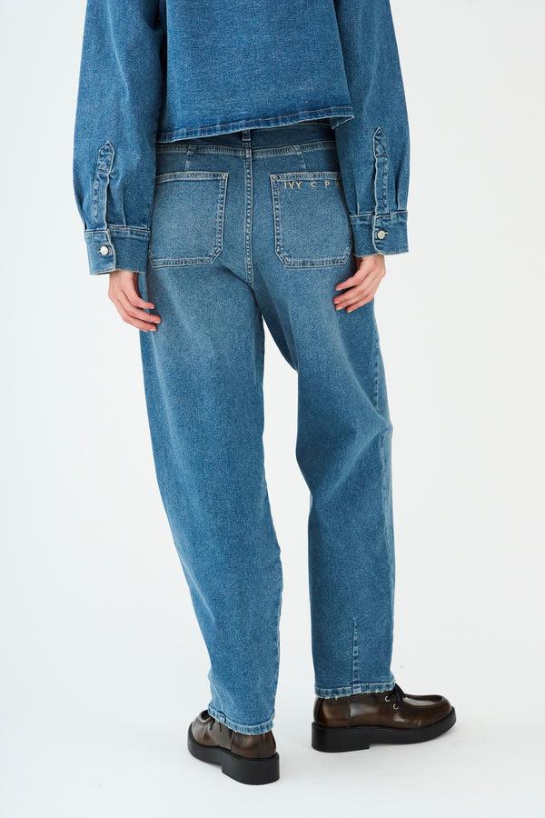 Ivy Copenhagen IVY-Heaven Cropped Jeans Wash Tribeca Denim Blue