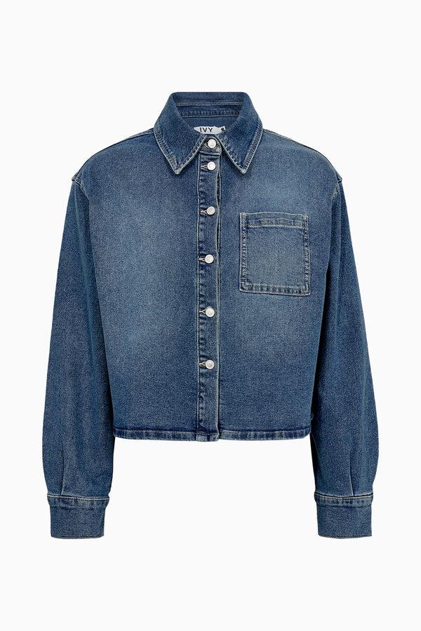 Ivy Copenhagen IVY-Heaven Denim Shirt Wash Tribeca Denim Blue