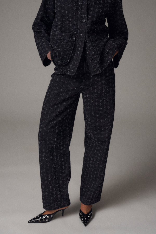 ivy copenhagen IVY-Janice Slung Jeans Black Punch Denim - Black