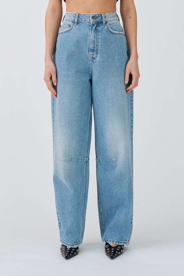 ivy copenhagen IVY-Janice Slung Jeans Wash Bedford Vintage Denim Blue