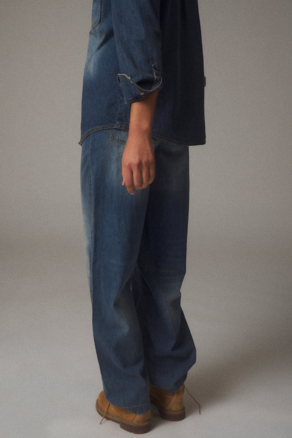 Ivy Copenhagen IVY-Janice Slung Jeans Wash Melilla Denim Blue