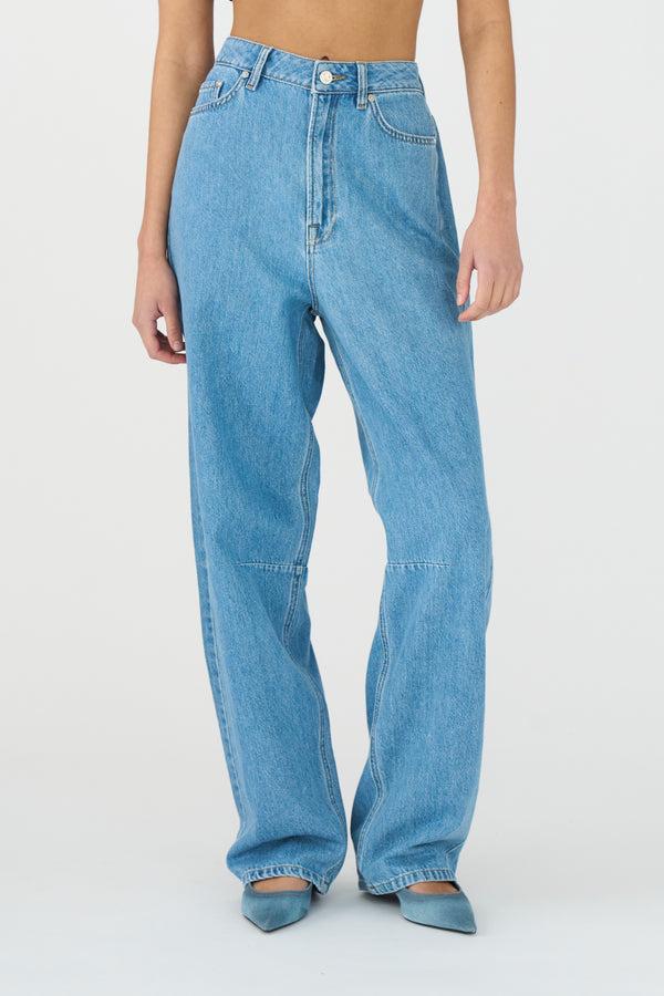 Ivy Copenhagen IVY-Janice Slung Jeans Wash Mid Blue Denim Blue