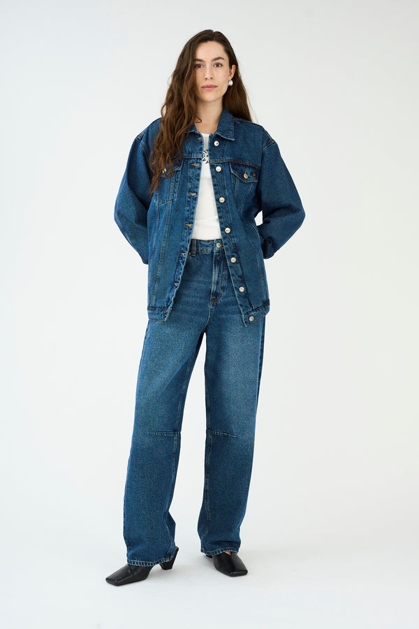 Ivy Copenhagen IVY-Janice Slung Jeans Wash Waterford Denim Blue
