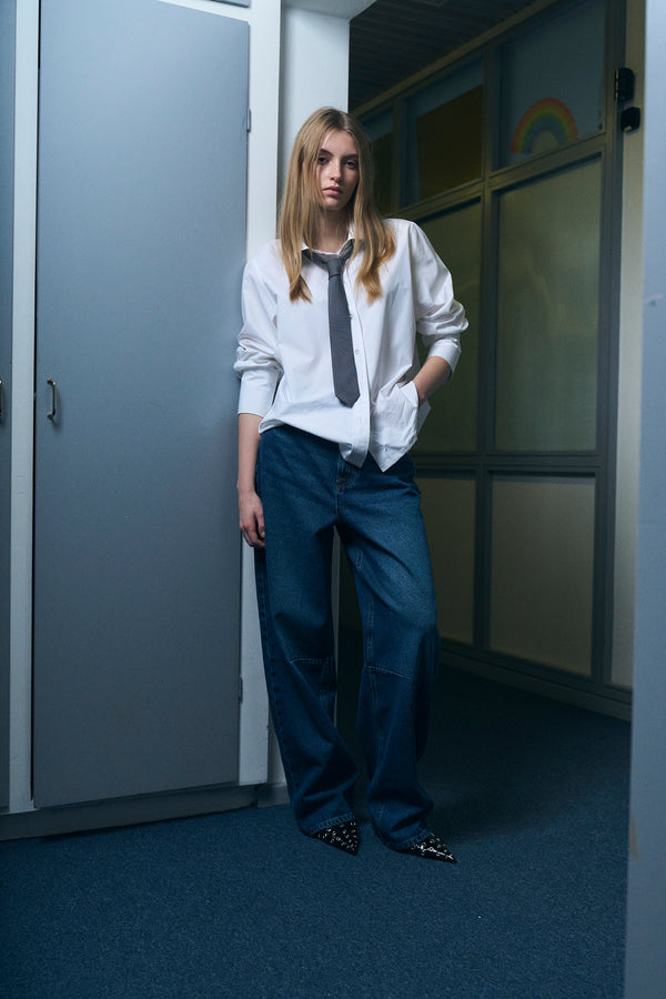 ivy copenhagen IVY-Janice Slung Jeans Wash Waterford Denim Blue