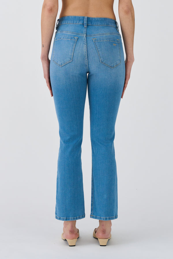 Ivy Copenhagen IVY-Johanna Earth Kick Flare Jeans Wash Bright Cayenne Denim Blue