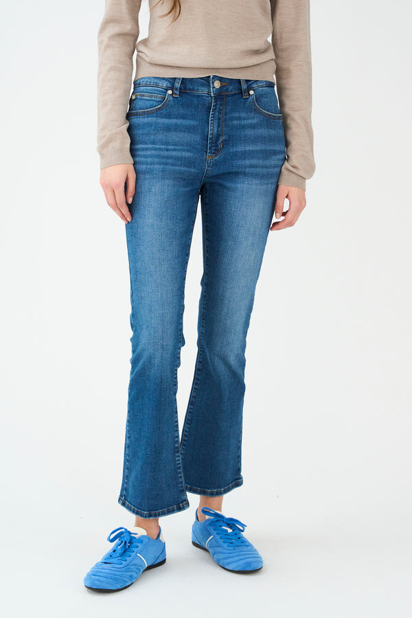 Ivy Copenhagen IVY-Johanna Kick Flare Jeans Wash Andora Mid Blue Denim Blue