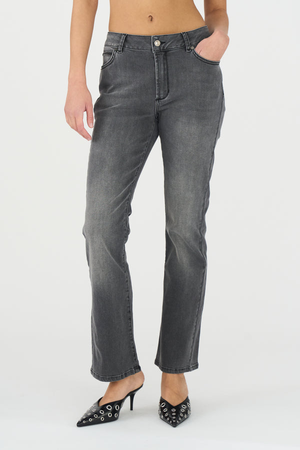 Ivy Copenhagen IVY-Johanna Kick Flare Jeans Wash London Grey Grey