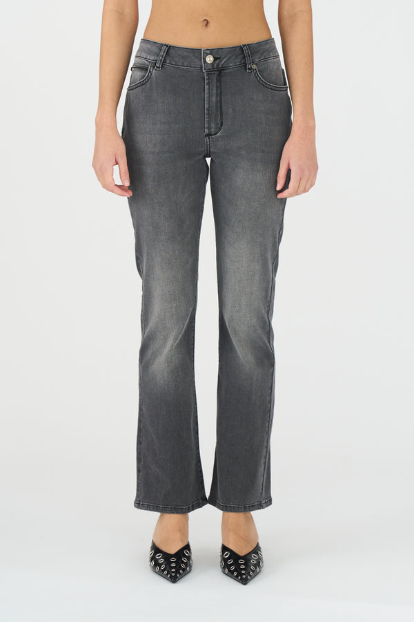 ivy copenhagen IVY-Johanna Kick Flare Jeans Wash London Grey Grey