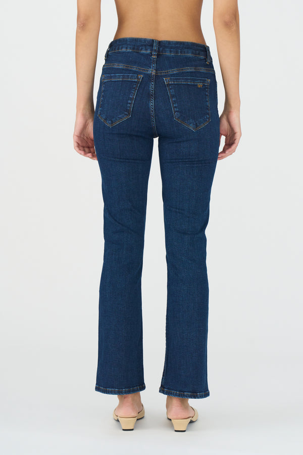 Ivy Copenhagen IVY-Johanna Kick Flare Jeans Wash Middark Nottingham Denim Blue