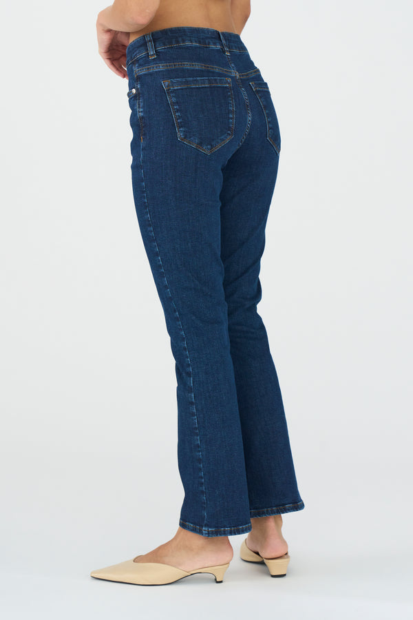 Ivy Copenhagen IVY-Johanna Kick Flare Jeans Wash Middark Nottingham Denim Blue