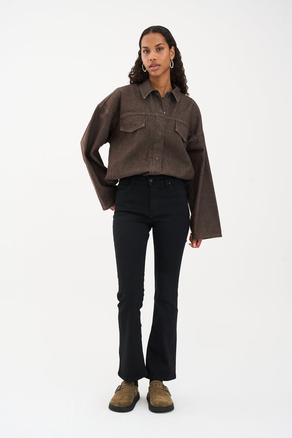 ivy copenhagen IVY-Johanna Kick Flare Wash Cool Excellent Black Black