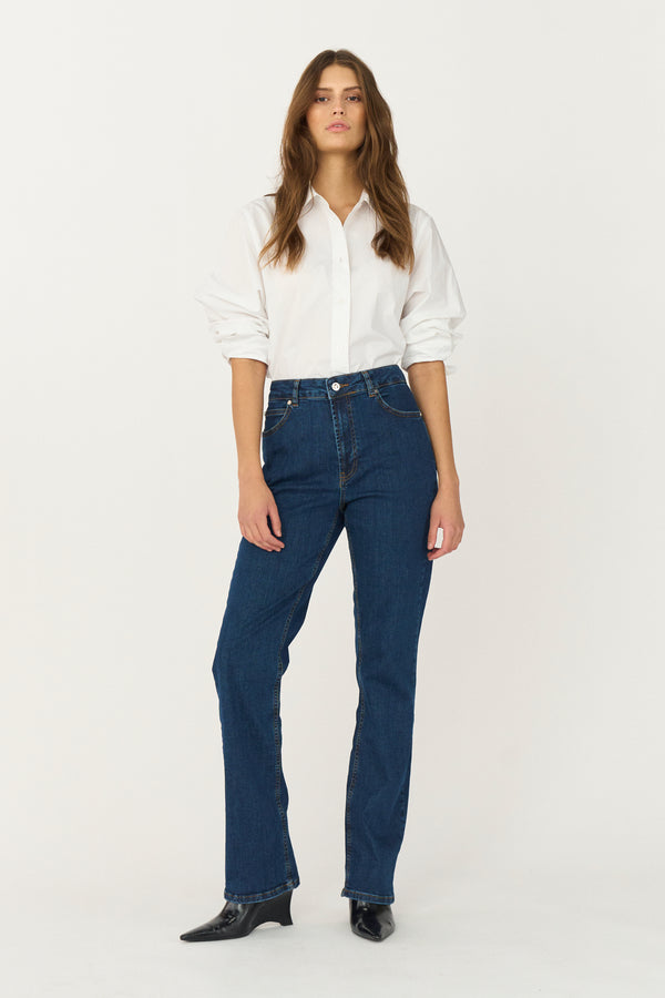 ivy copenhagen IVY-Lulu Jeans Wash Middark Nottingham Denim Blue