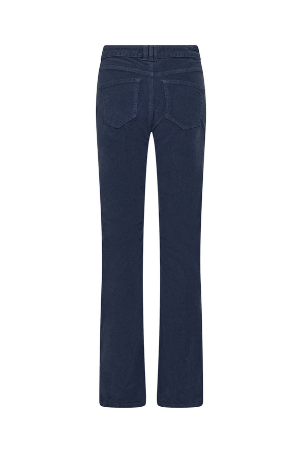 Ivy Copenhagen IVY-Tara Flare Jeans Baby Cord - Deep Navy Blue