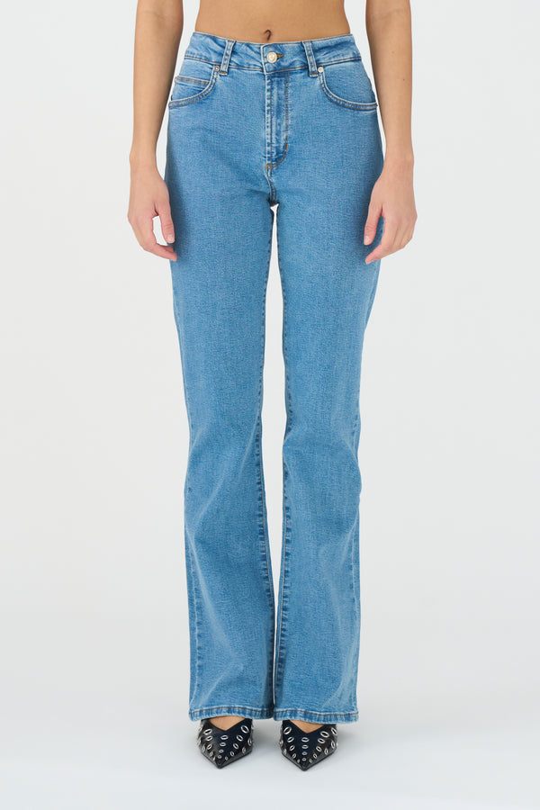 ivy copenhagen IVY-Tara Flare Jeans Wash Westminster Denim Blue