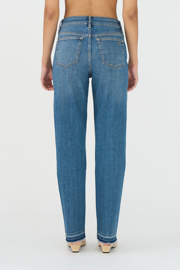 Ivy Copenhagen IVY-Tonya Cropped Hem Jeans Wash Greenwich Denim Blue
