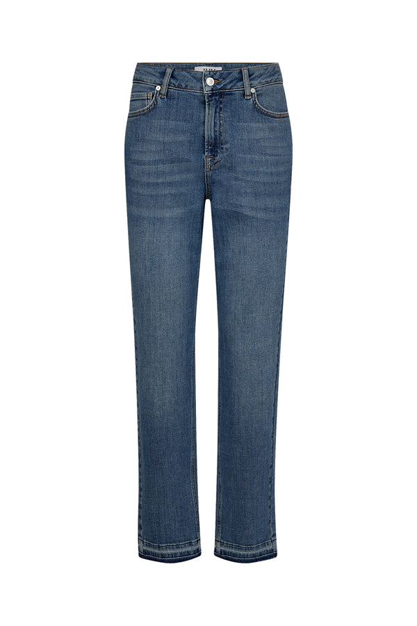Ivy Copenhagen IVY-Tonya Cropped Hem Jeans Wash Greenwich Denim Blue