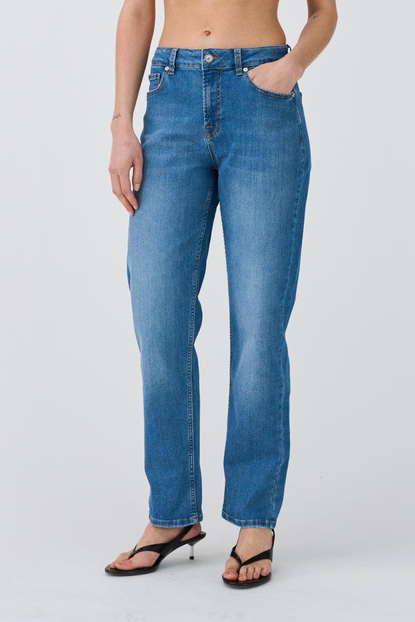Ivy Copenhagen IVY-Tonya Cropped Jeans Wash Bright Nottingham Denim Blue