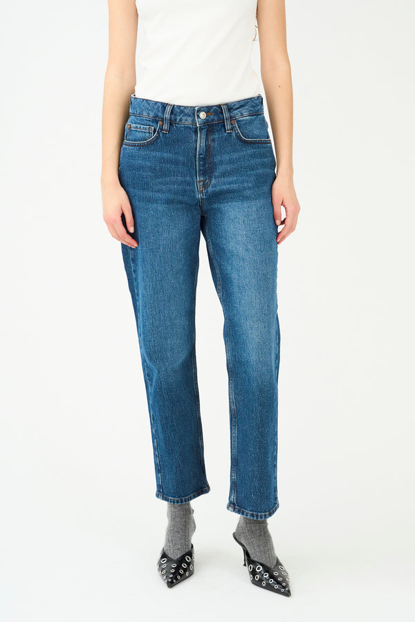 Ivy Copenhagen IVY-Tonya Cropped Jeans Wash Dublin Original Denim Blue