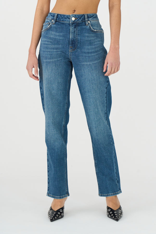 Ivy Copenhagen IVY-Tonya Cropped Jeans Wash Greenwich Denim Blue