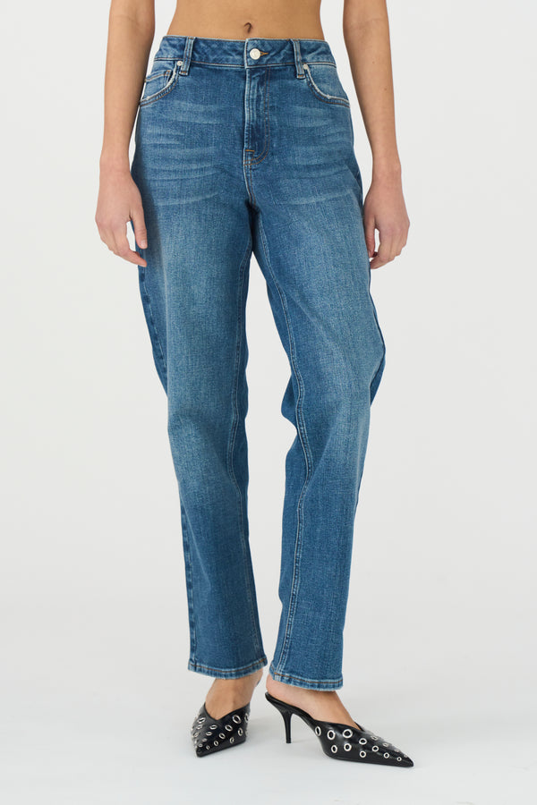 Ivy Copenhagen IVY-Tonya Cropped Jeans Wash Greenwich Denim Blue