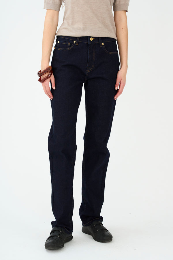 Ivy Copenhagen IVY-Tonya Cropped Jeans Wash Rinse Vicky Denim Blue