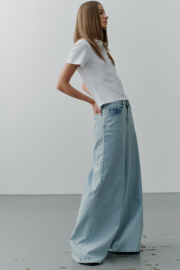 ivy copenhagen IVY-Tyla Oversize Jeans Wash Cannes Denim Blue