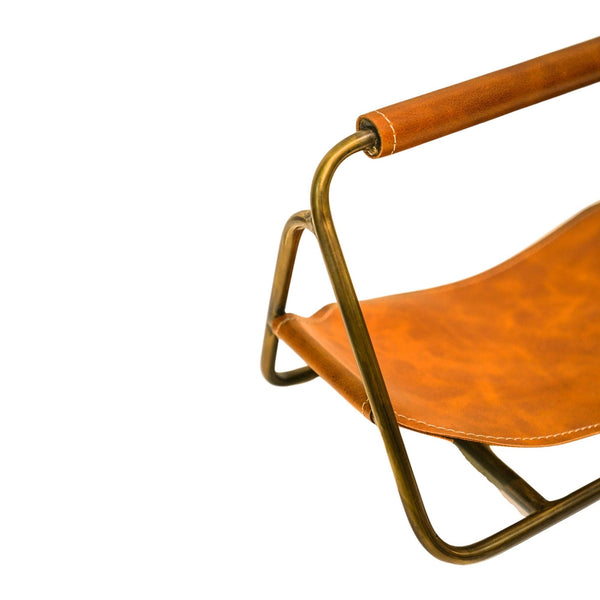 Ivyline Contemporary Hanging Leather Kindling Holder