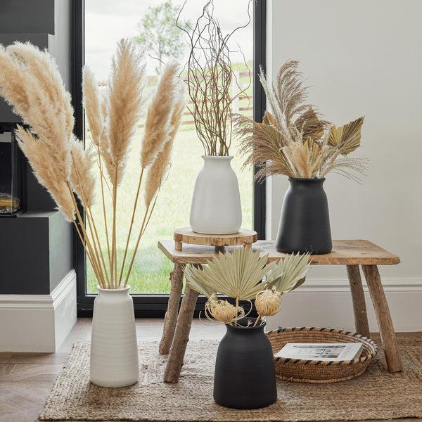 ivyline Akemi Vase Tall Pure White