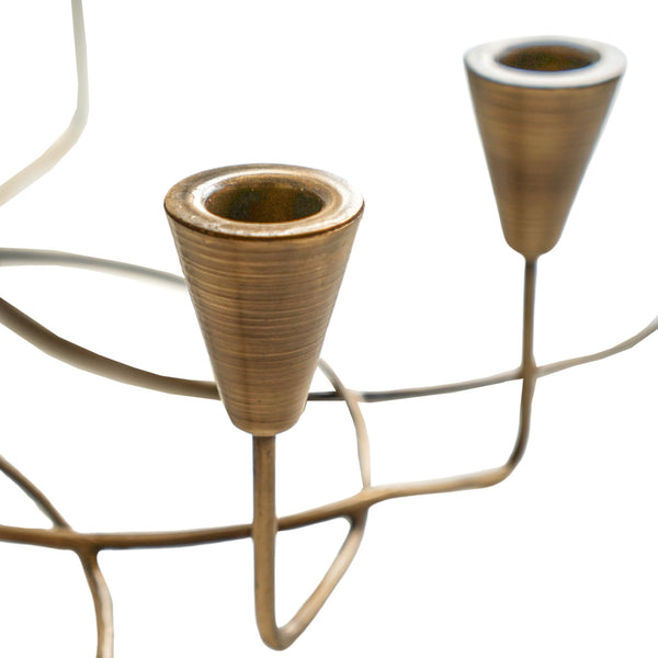 Ivyline Antique Circular 8 Pc Candle Holder