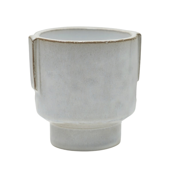 ivyline Aries Glazed handles planter