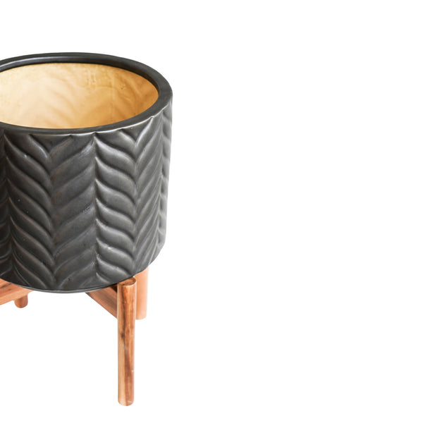 Ivyline Aspen Chevron Planter