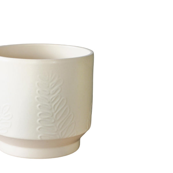 Ivyline Botanist Leaf Embossed Planter