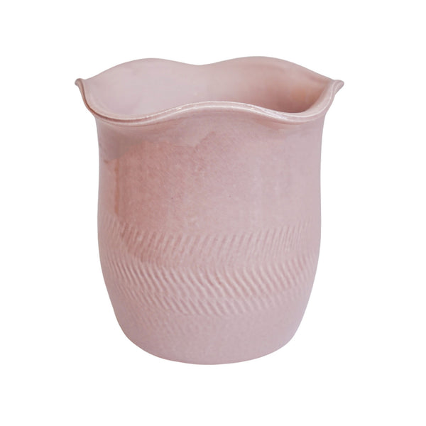 ivyline Camellia Scalloped Edge Planter