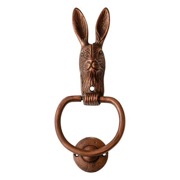 Ivyline Cast Iron Hare Door Knocker