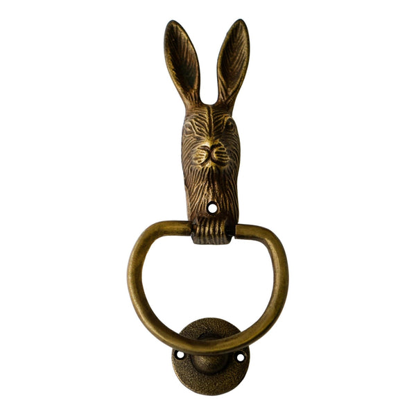 ivyline Cast Iron Hare Door Knocker