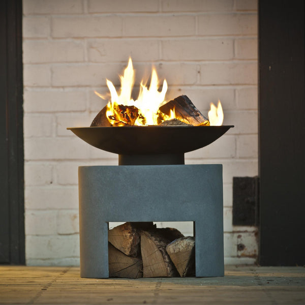 ivyline Firebowl & Oval Console Cement