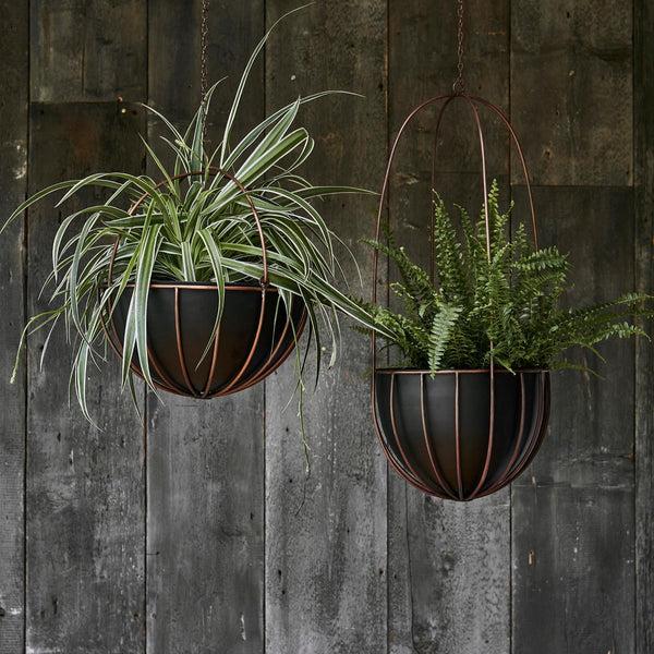 Ivyline Indoor Tall Kensington Hanging Planter