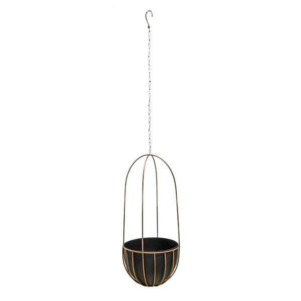 Ivyline Indoor Tall Kensington Hanging Planter