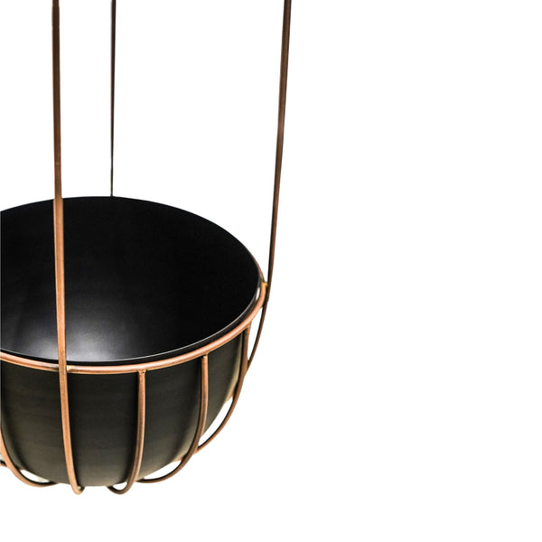 Ivyline Indoor Tall Kensington Hanging Planter