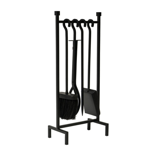 Ivyline Iron Hanging Rack Fireside Companion Set