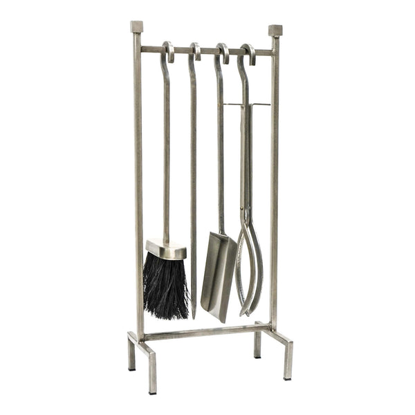 ivyline Iron Hanging Rack Fireside Companion Set