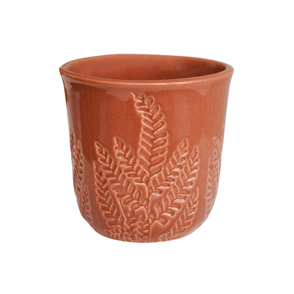 ivyline Kew Embossed Fern Planter