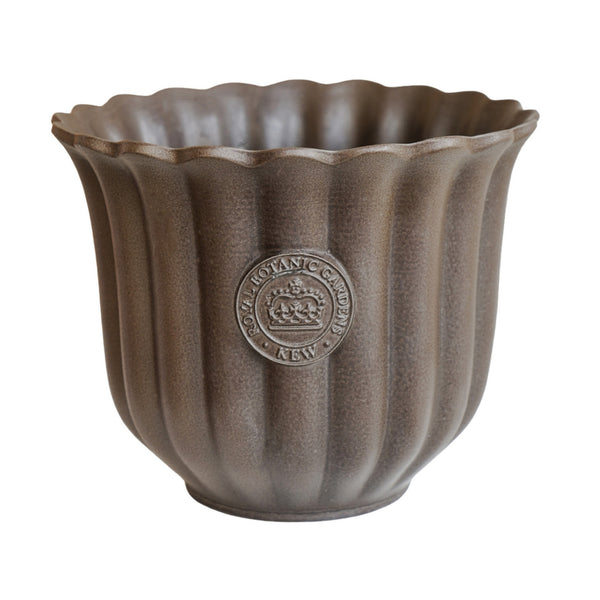 Ivyline Kew Fluted Tulip Mocha Planter