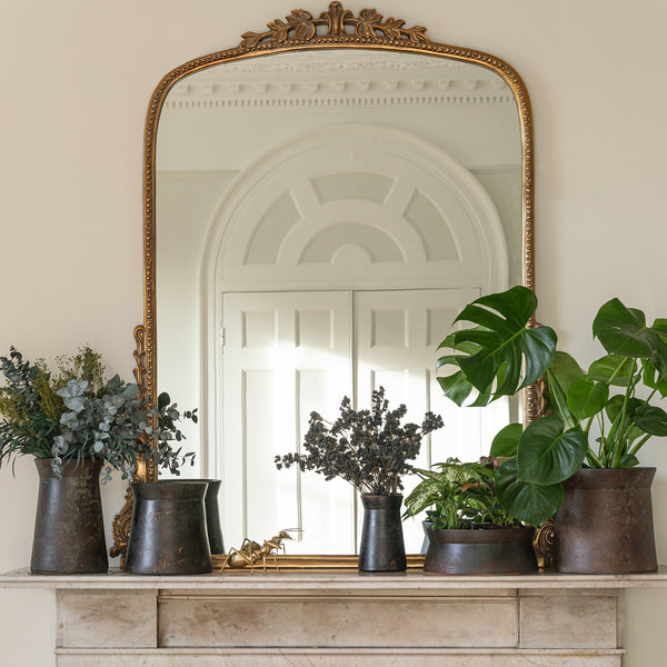 Ivyline Kew Handthrown Planter Old Bronze