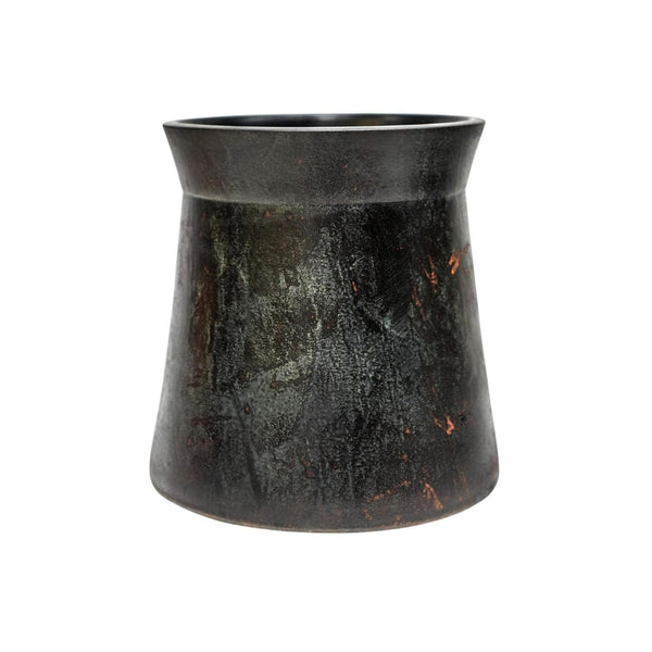 ivyline Kew Handthrown Planter Old Bronze