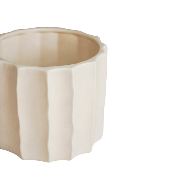 Ivyline Kew Organic Ripple Bone Planter