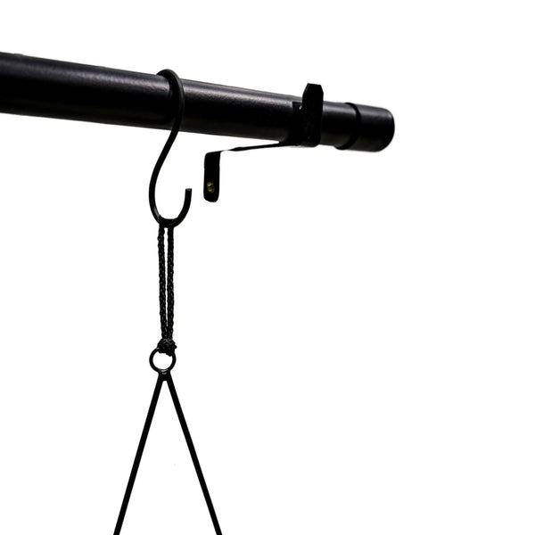 Ivyline Linear Hanging Planters Black And Gold