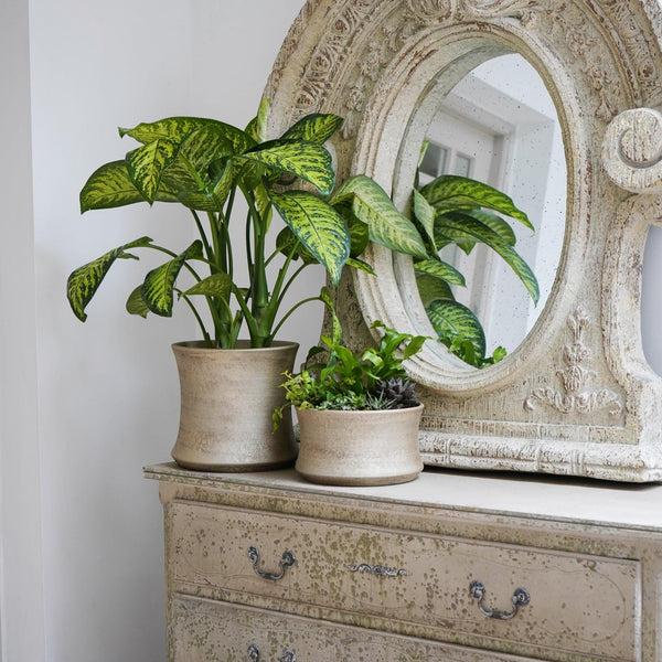 Ivyline Luxe Planter White Gold